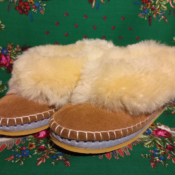 Handmade Slippers sheep Polish Highlanders Bambosze