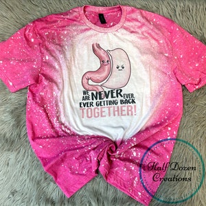 Gastric Sleeve Bleached Shirt, Bariatric VSG Weightloss Tee