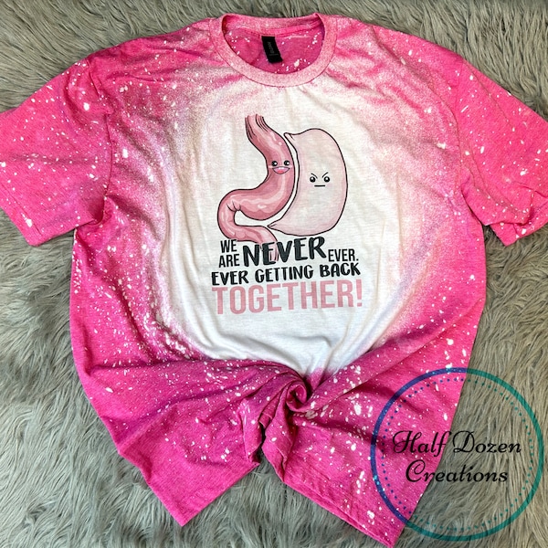 Gastric Sleeve Shirt, Bariatric Bleached Shirt, VSG Shirt, Vertical Sleeve Shirt, Weightloss Shirt, Fitness Shirt,