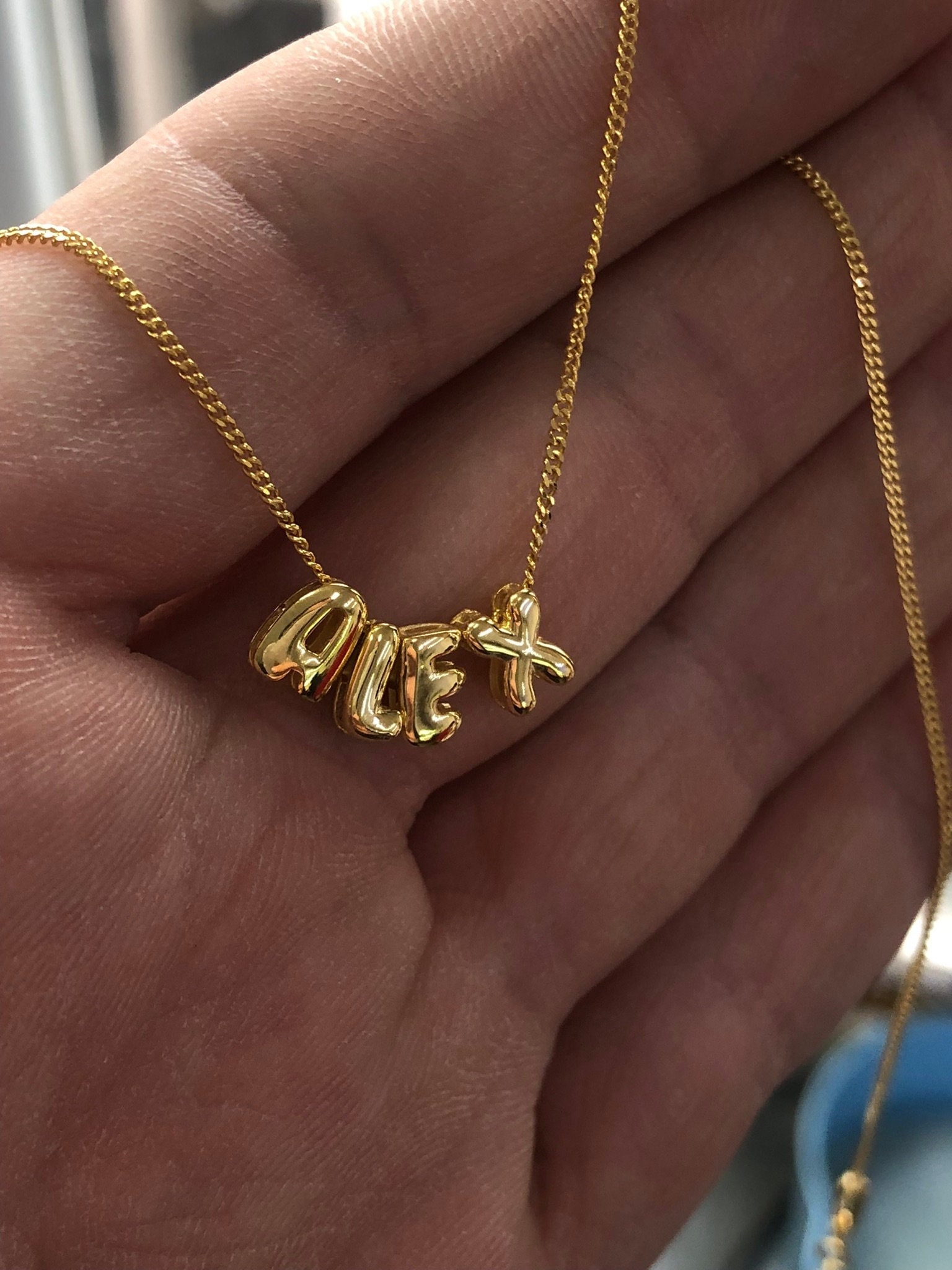 Gold Bubble Necklace - Etsy