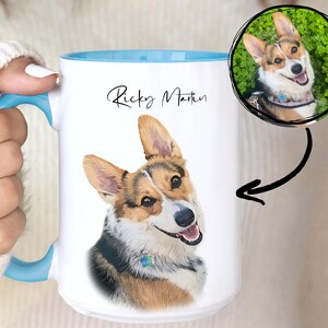 Custom Pet Mug Using Pet Photo, Dog Mug, Dog Lover Gift, Custom Dog Mug, Personalized Dog Lover Gift, Custom Mug Pet, Dog Owner Gift
