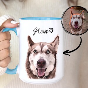 Custom Pet Mug Using Pet Photo, Dog Mug, Dog Lover Gift, Custom Dog Mug, Personalized Dog Lover Gift, Custom Mug Pet, Dog Owner Gift