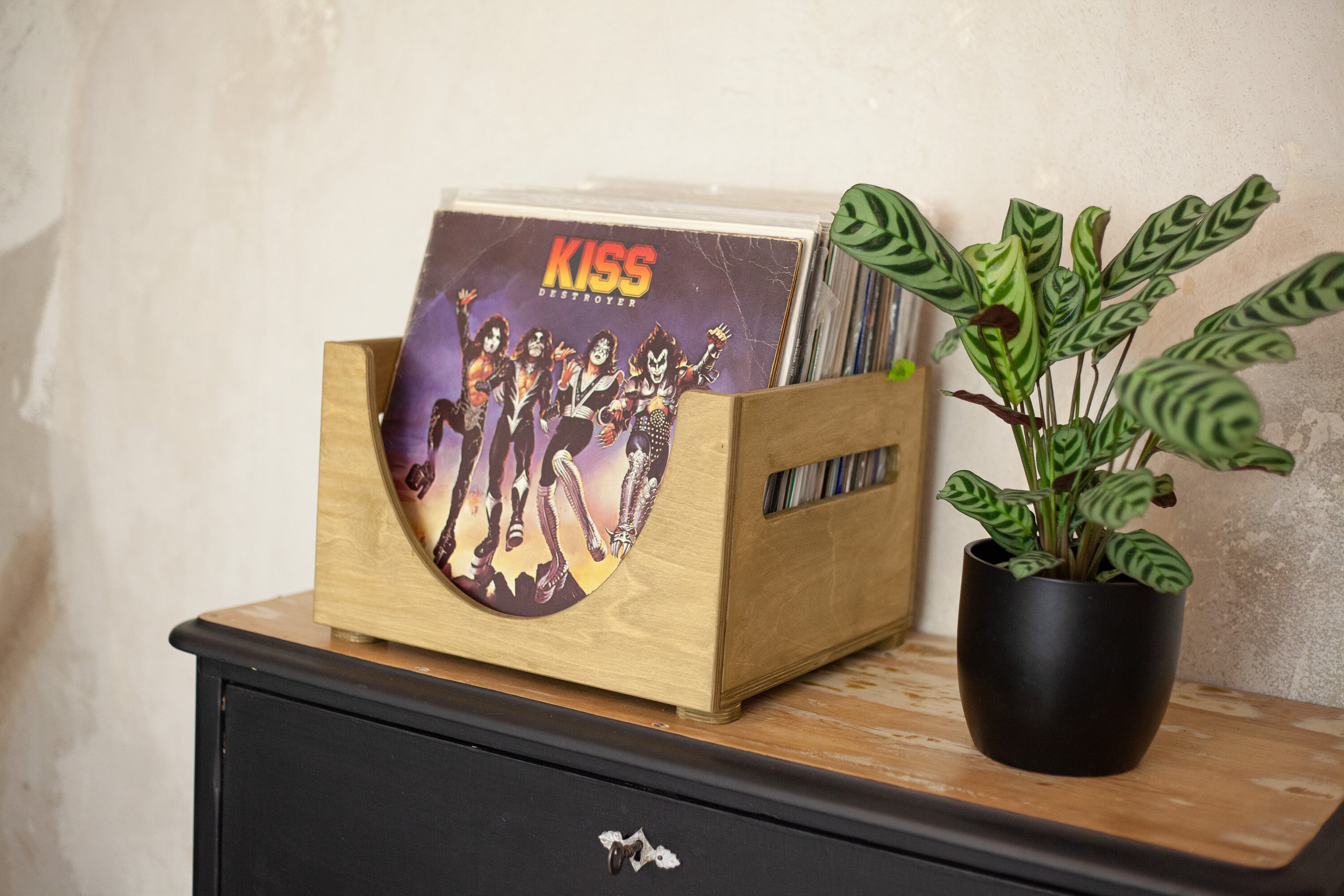 Handmade Record Storage Box Album Crate Record Flip Rack Etsy