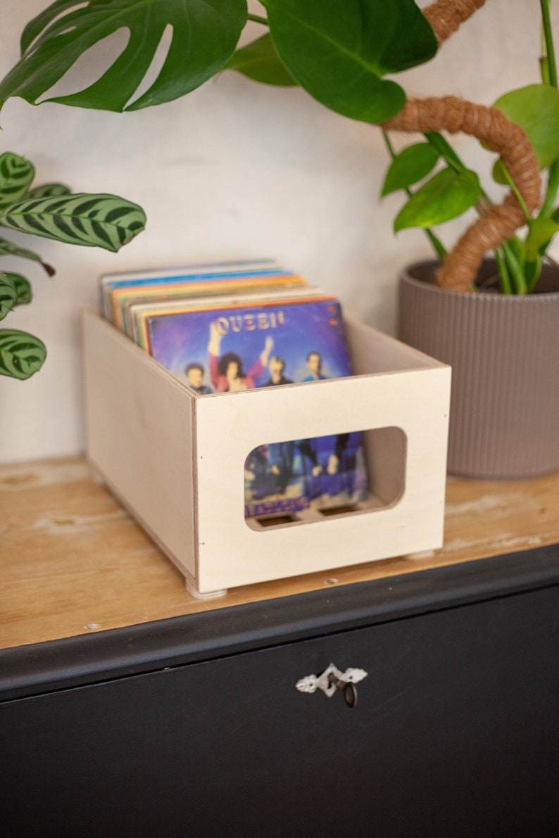45 Rpm Vinyl Storage Rack 7 Inch Vinyl Record Storage Crate, Baltic Birch, 45 RPM Display - Etsy