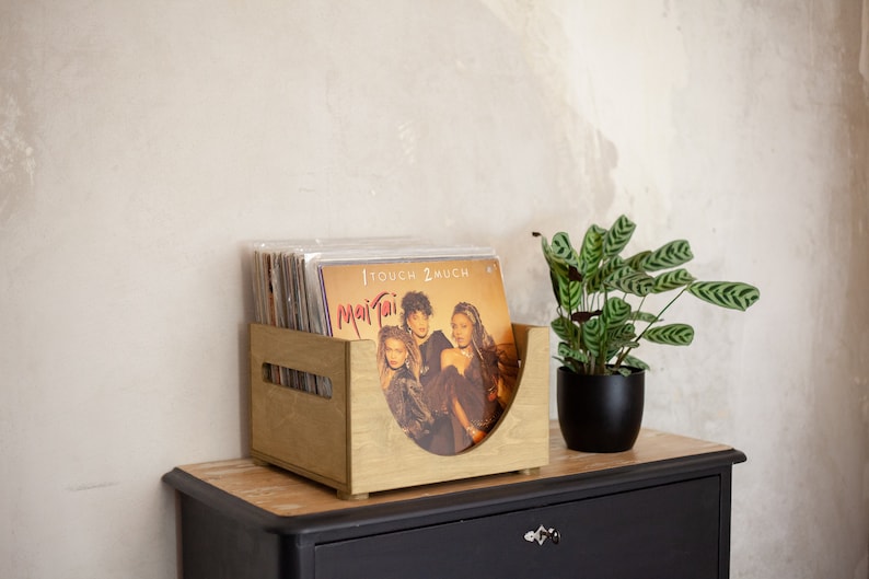 Handmade Record Storage Box Album Crate Record Flip Rack Etsy