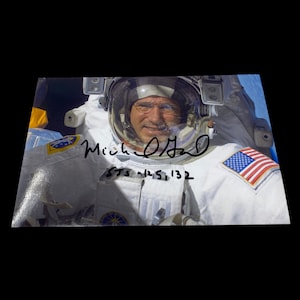 RARE! Original International Space Station NASA Astronaut Michael T. Good Autographed Historical Photograph (C.O.A. Included) Active