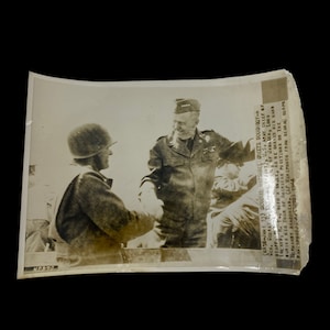 Original WWII June 1944 D-Day Normandy France TYPE 1 Historical Vintage Press Photograph (with C.O.A.)