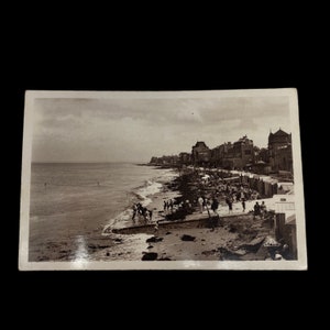 CRU! Cartão Postal Original do Dia D Juno & Sword Beach St.Aubin-sur-Mer Reconnaissance