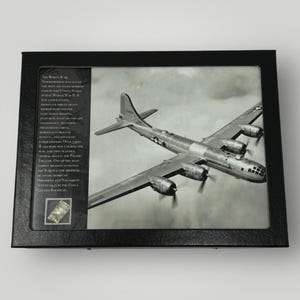 WWII B-29 Superfortress Fragment Display: Pacific Aviation History (with COA)