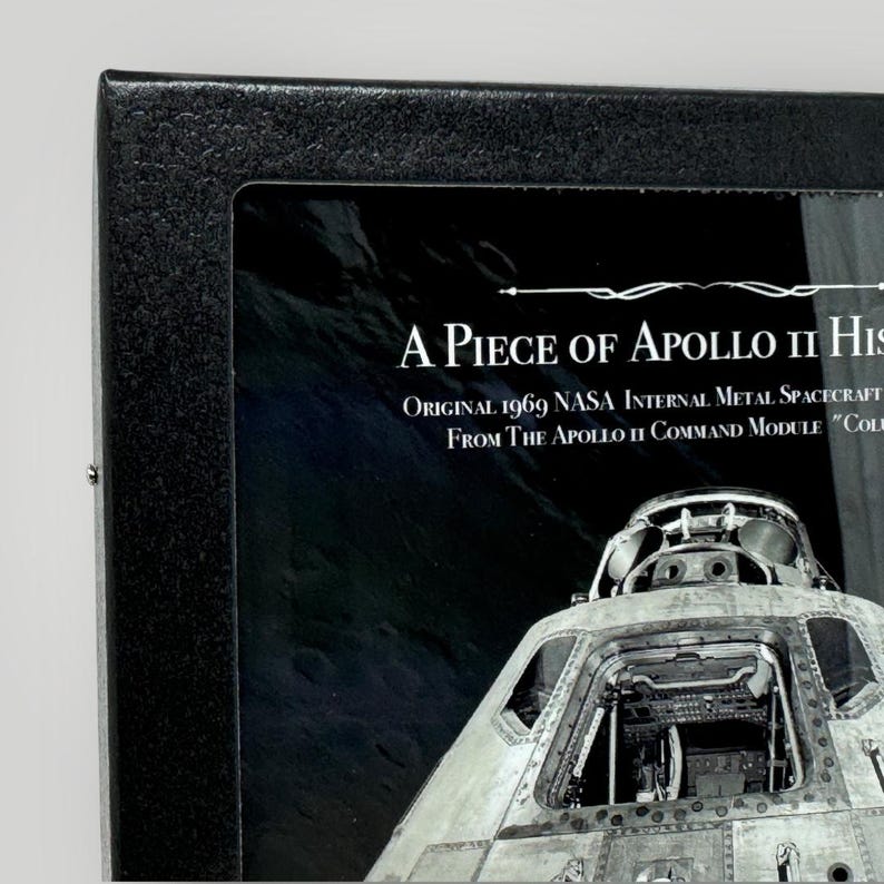 Apollo 11 Columbia Spacecraft Metal Fragment Display (with C.O.A.) - Etsy