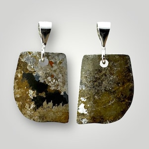 WWII B-24 Liberator Aircraft Pendant: 1944 Mission Flown Metal, Sterling Silver Clasp (C.O.A.)