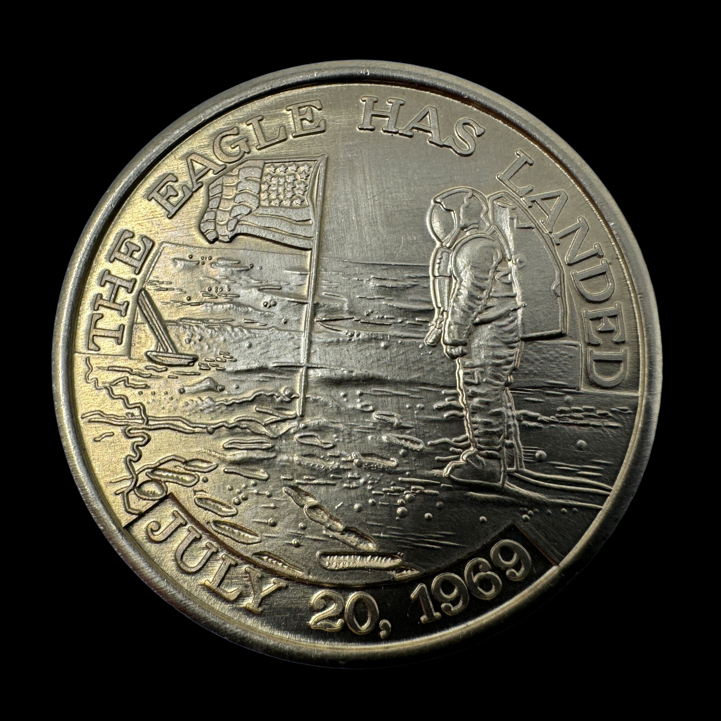 1969 Apollo 11 Medallion: Lunar Module Metal, With COA - Etsy