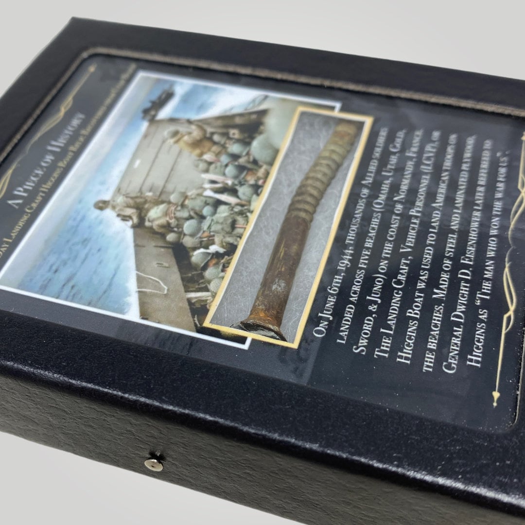 Relic Display Boxes WWII D-day Higgins Boat Relic: Utah Beach Display Case (C.O.A.) - Etsy