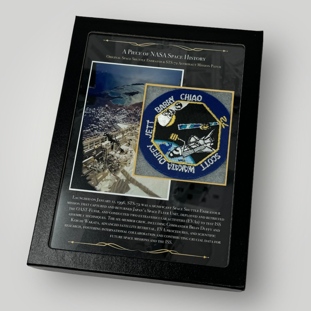 STS-72 NASA Space Shuttle Mission Patch Display Case (C.O.A. Included ...