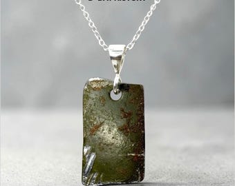 WWII D-Day Omaha Beach Pendant, Sterling Silver Clasp, Wearable History (C.O.A.)