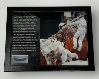 NASA Space Shuttle Discovery Fragment: STS-82 Mission, Display Case (C.O.A.)
