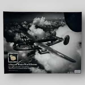 WWII B-24 Liberator Metal Print: USAAF Military History Gift (C.O.A.)