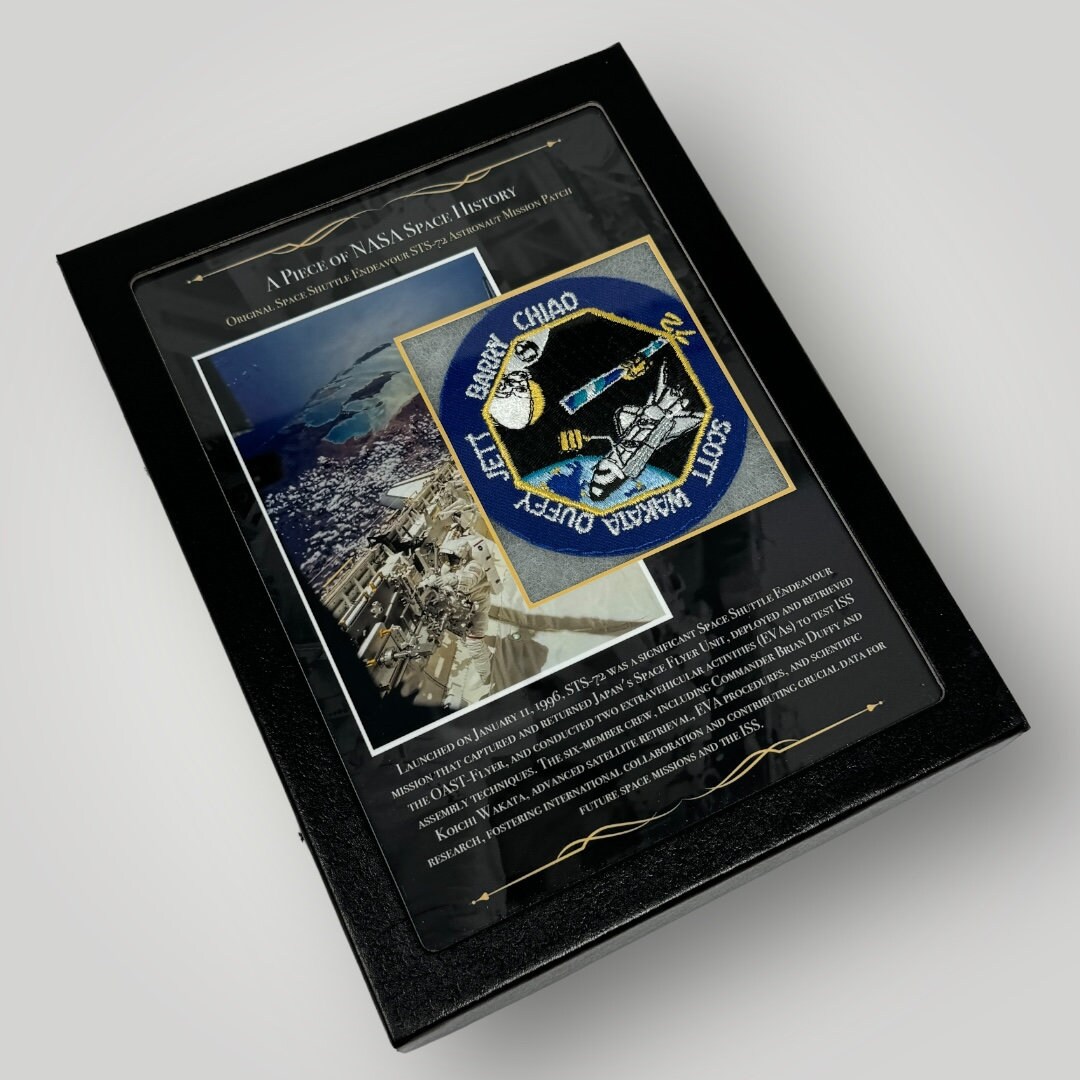 STS-72 NASA Space Shuttle Mission Patch Display Case (C.O.A. Included ...