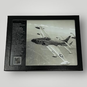 SELTEN! &quot;Original U.S. Air Force P-80 &quot;&quot;Shooting Star&quot;&quot; Jet Flugzeug Pilot&#39;s Flight Panel Militär Luftfahrt Geschichte Geschenk Vitrine (mit COA)&quot;