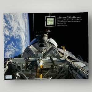 Authentieke NASA-shuttle baan kaart Space Shuttle Discovery STS-41D Mission Control astronaut geschiedenis cadeau 8 x 10 print (met COA)