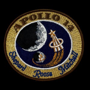 1971 Apollo 14 Mission Patch: Shepard, Roosa, Mitchell (C.O.A.)