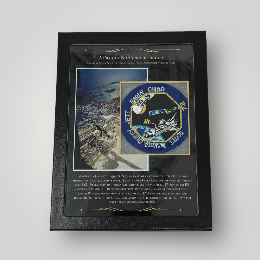 STS-72 NASA Space Shuttle Mission Patch Display Case (C.O.A. Included ...
