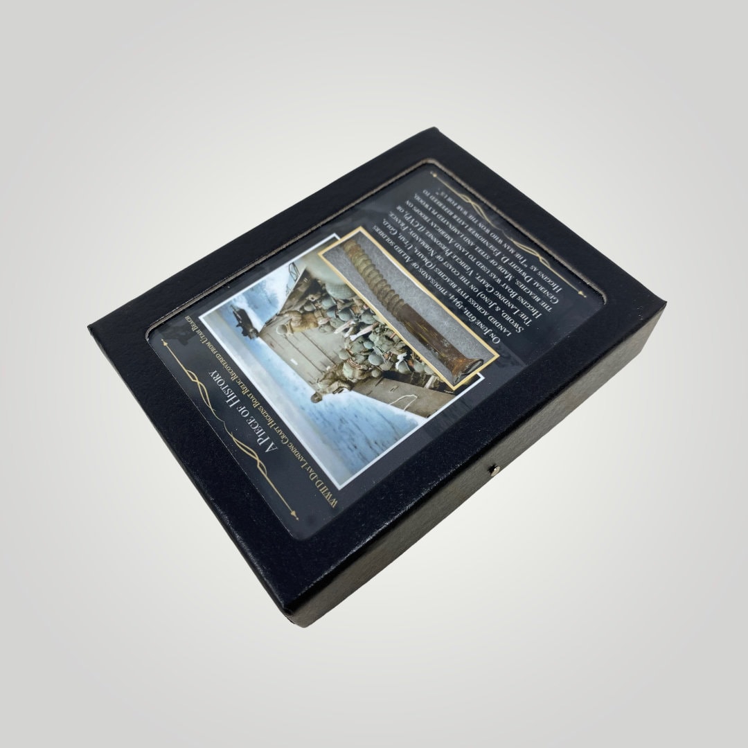 Relic Display Boxes WWII D-day Higgins Boat Relic: Utah Beach Display Case (C.O.A.) - Etsy