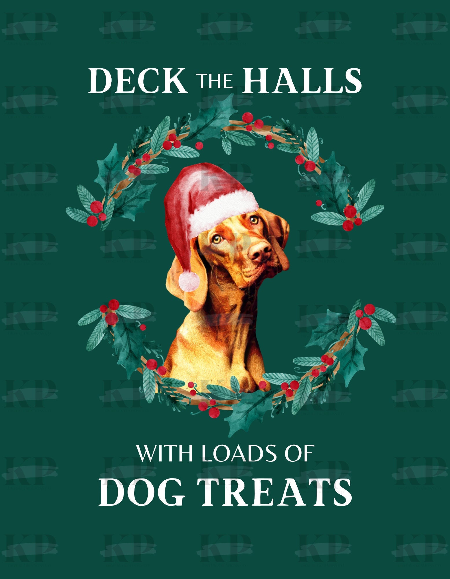 Deck the Halls PNG, Deck the Halls SVG, Deck the Halls DOG Design