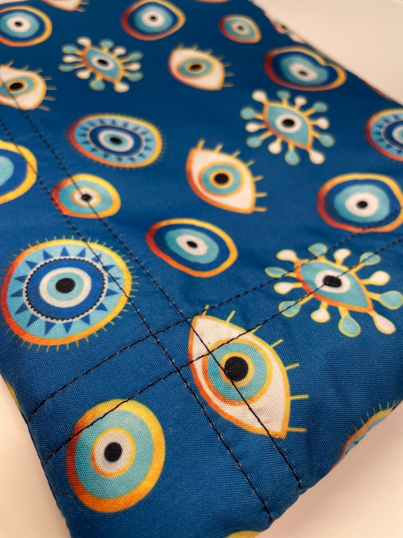Evil Eye Zipper Bag Evil Eye Cosmetic Bag Makeup Bag Toiletry Bag