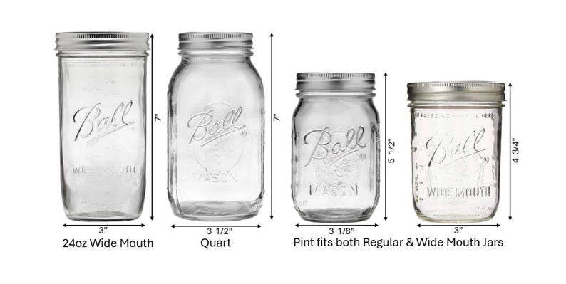 Mason Jar Insulated Cozie / Holder / Sleeve / Sourdough Starter Set / Mason Jar Holder / Coffe Tea Drink Cozie Bild 9