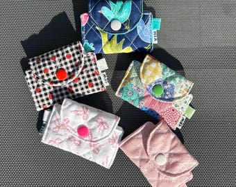 Handmade Quilted iPod Case | Earphones Case | Quilted Tiny Wallet | Money Case