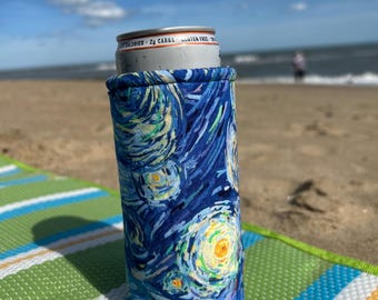 Slim Can Insulated Cozie / Seltzer Holder / Sleeve / Tall Can Cozie / Energy Drink Holder / Coffe Tea Drink Cozie