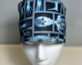 X-ray Surgical Cap | X-ray Scrub Cap | Skeleton Scrub Cap | Medical Scrub Cap | Dentist Scrub Cap