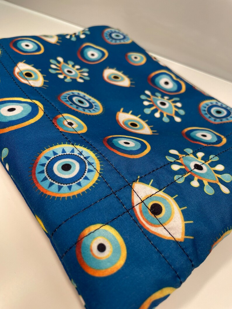 Evil Eye Zipper Bag Evil Eye Cosmetic Bag Makeup Bag Toiletry Bag
