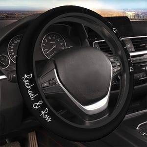 Personalized Steering Wheel Cover: Custom Quote, Universal Fit
