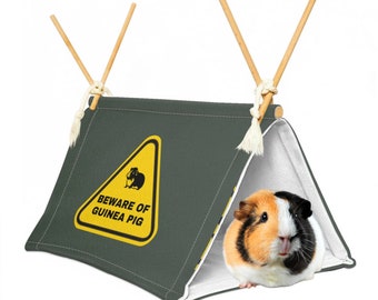 Guinea Pig House Small Pet Hide Lizard Bed Funny Guinea Pig Accessories Reptile Tent