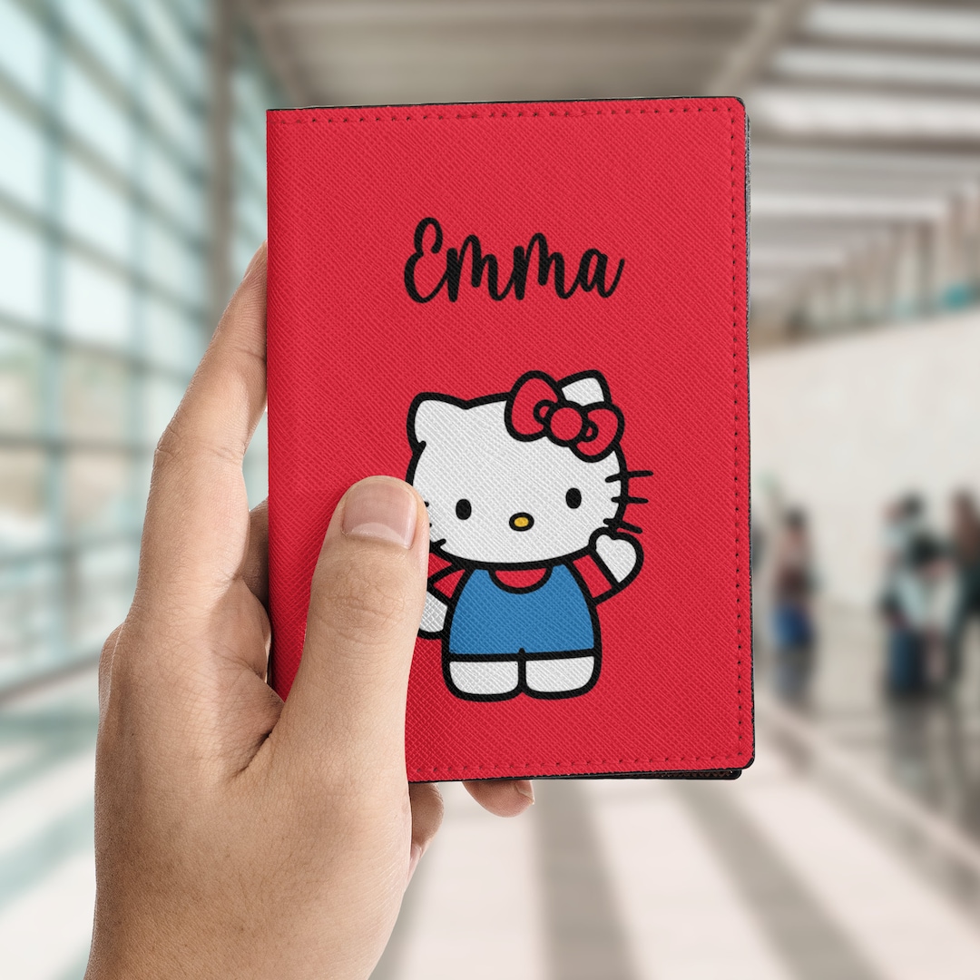 Hello Kitty Passport Holder for Kids Cute Passport Cover Etsy