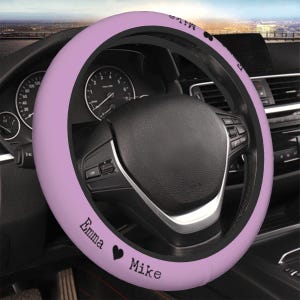 Personalized Steering Wheel Cover: Custom Quote, Universal Fit