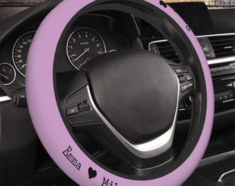 Personalized Steering Wheel Cover: Custom Quote, Universal Fit