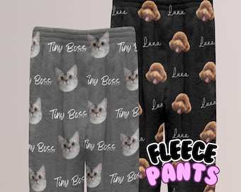 Benutzerdefinierte Fleece Pyjama Hose Familie Pyjama Hose Paar Winter Pyjama Hose Personalisierte Nachtwäsche