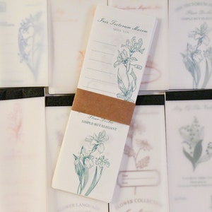 16-delig bloemen scrapbooking tijdelijk papier|Botanisch|art journaling|junk journaling|vintage papier|efemeer papier