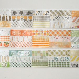 Miniherfst| Lulu-pinguïn-washi-tape|90 cm lus|Journaling|Scarpbooking|Decortape|Art Journal|basis washi-tape|小企鹅造物社 小小秋日