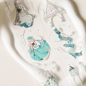 PET-tape voor schattige meisjes|Gebeden van het meisje|Witte PET-tape|100 cm lus|Scrapbooking|Journaling|Planner