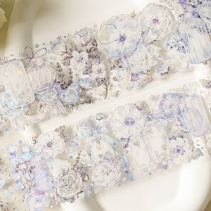 Nachtdroomkooi|PET-tape met verbrijzeld schelpeffect|Lens van 100 cm|Journaling|Scrapbooking|Junkjournaal|