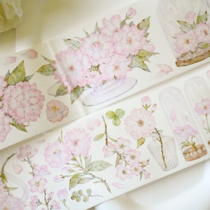 Sakura-washitape|Songge sakura|Samples washitape|Lus van 100 cm|Scrapbooking|Journaling||