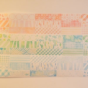 Miniveer| Washi-tape van Lulu-pinguïn|lus van 90 cm|Journaling|Scarpbooking|Decortape|小企鹅造物社 小小春日