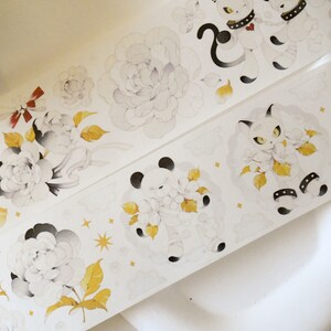 Washitape met bloemen|Fog Night's Dream|Lens van 100 cm|Scrapbooking|Journaling|