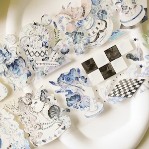 PET-tape met magisch thema|Irishertendroom|Witinktende PET-tape|100 cm lus|Scrapbooking|Journaling||