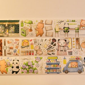 Achats| Ruban adhésif washi EverEin|boucle de 95 cm|Journaling|Scarpbooking|Ruban adhésif décoratif|有熊手账