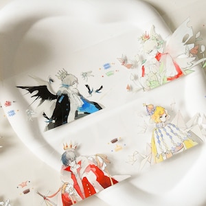 Cute boy PET-tape|Ten noorden van de rand|Witinktende PET-tape|Lens van 70 cm|Scrapbooking|Journaling|Planner